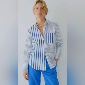 J Crew Garcon Buttondown In Cocktail Stripe